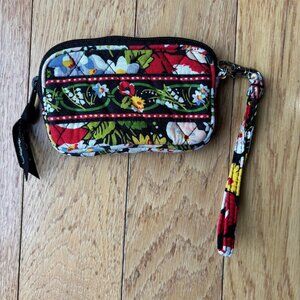 Vera Bradley "Poppy Fields" All-in-One Wristlet Wallet - Retired